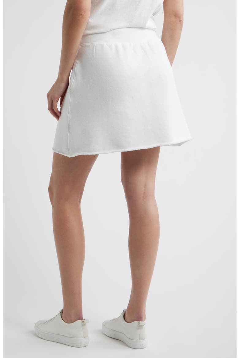 Kennedy Cotton A-Line Skirt, Alternate, color, WHITE