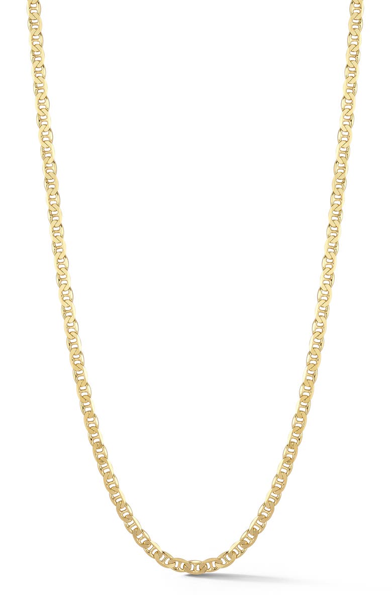 Yield of Men 6mm Mariner Chain Necklace, Main, color, Gold