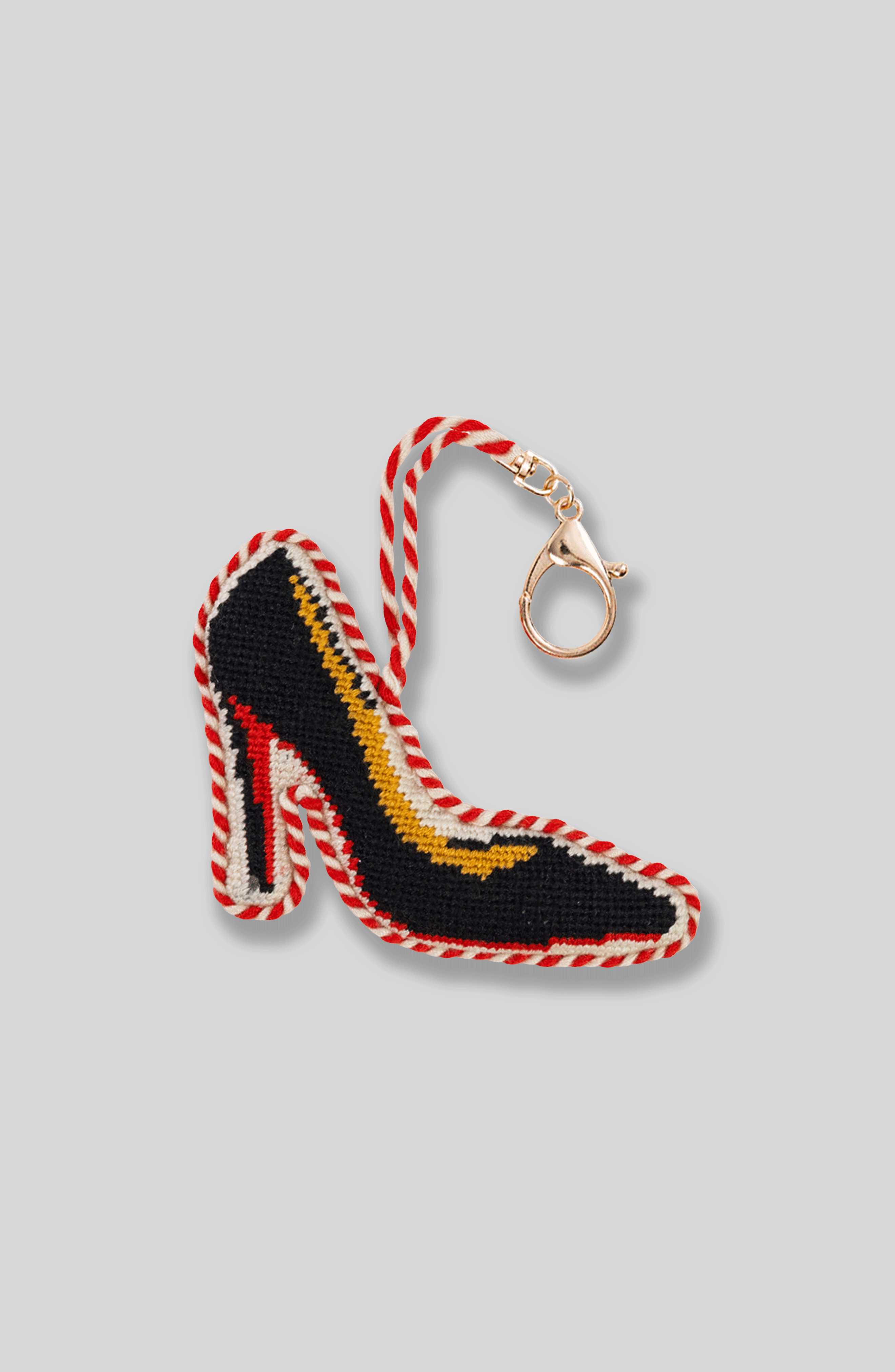 Furbish High Heel - Bag Charm, Main, color, Black