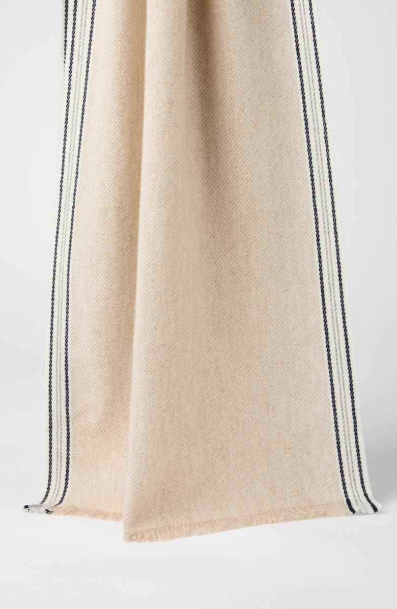 Brunello Cucinelli Cashmere scarf, Alternate, color, Brown