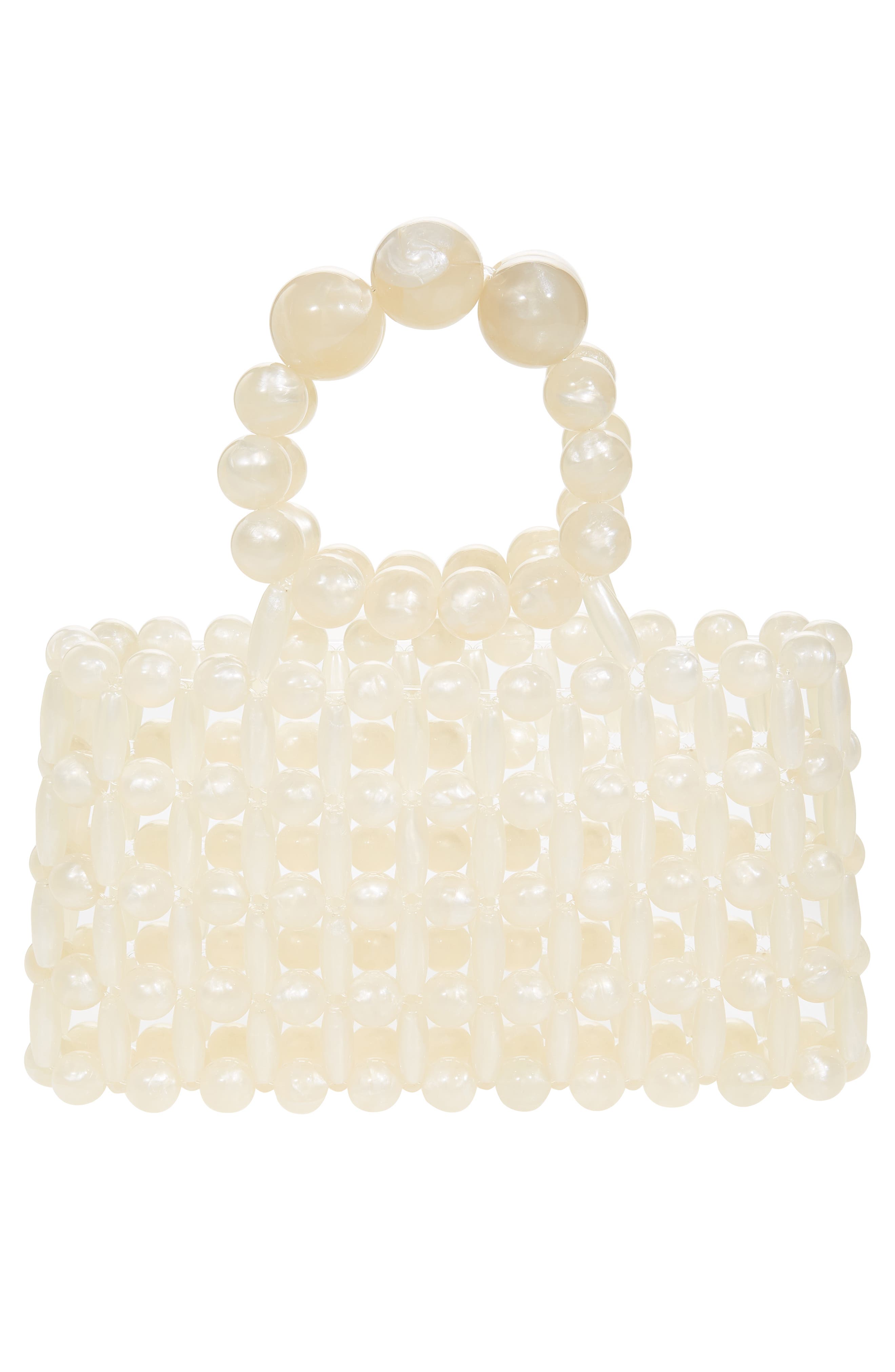 Cult Gaia Cora Beaded Handbag, Alternate, color, 