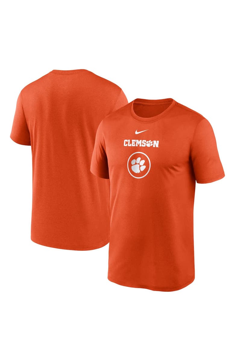 Nike Men's Nike Orange Clemson Tigers On-Court Basketball Legend Practice Performance T-Shirt, Main, color, Orange