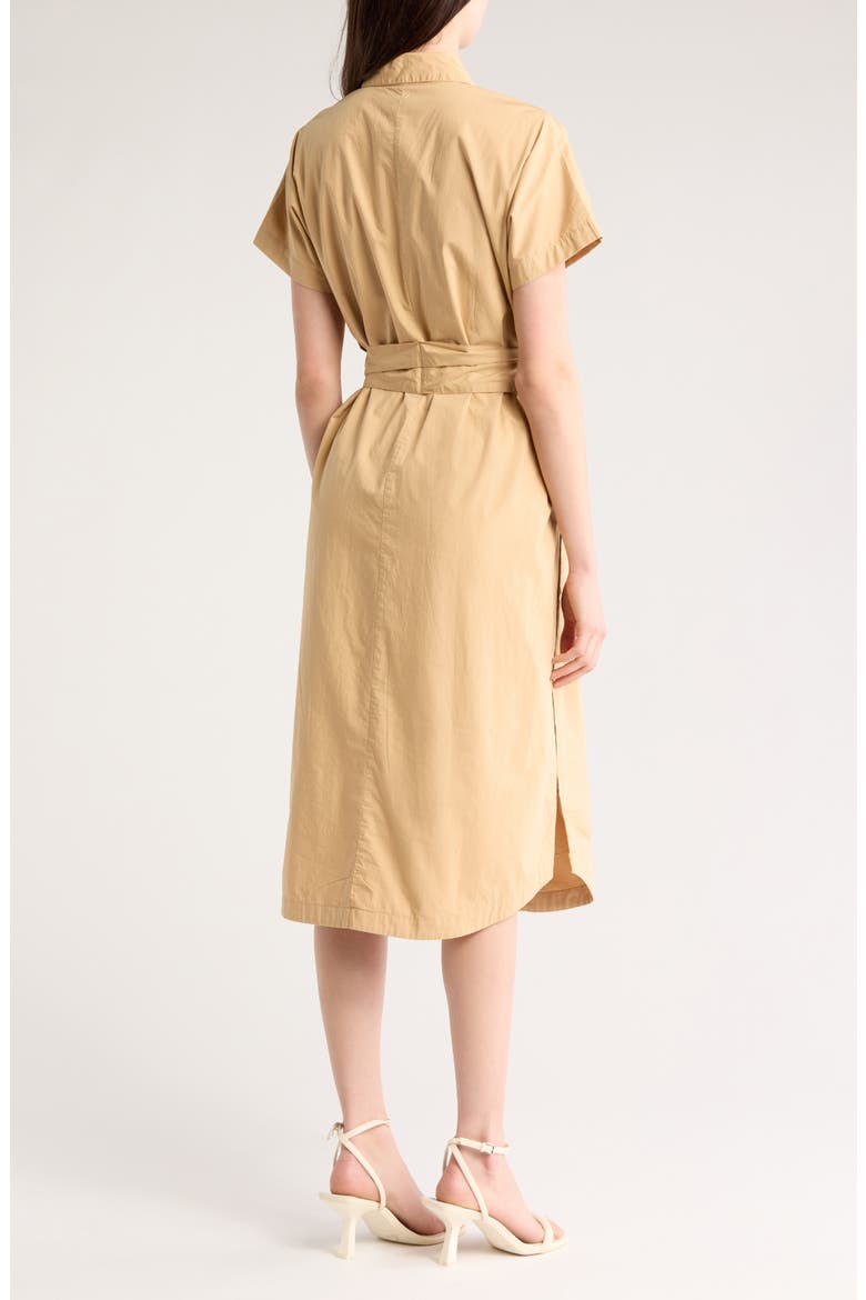 Mikala Dolman Sleeve Belted Shirtdress, Alternate, color, TOFFEE