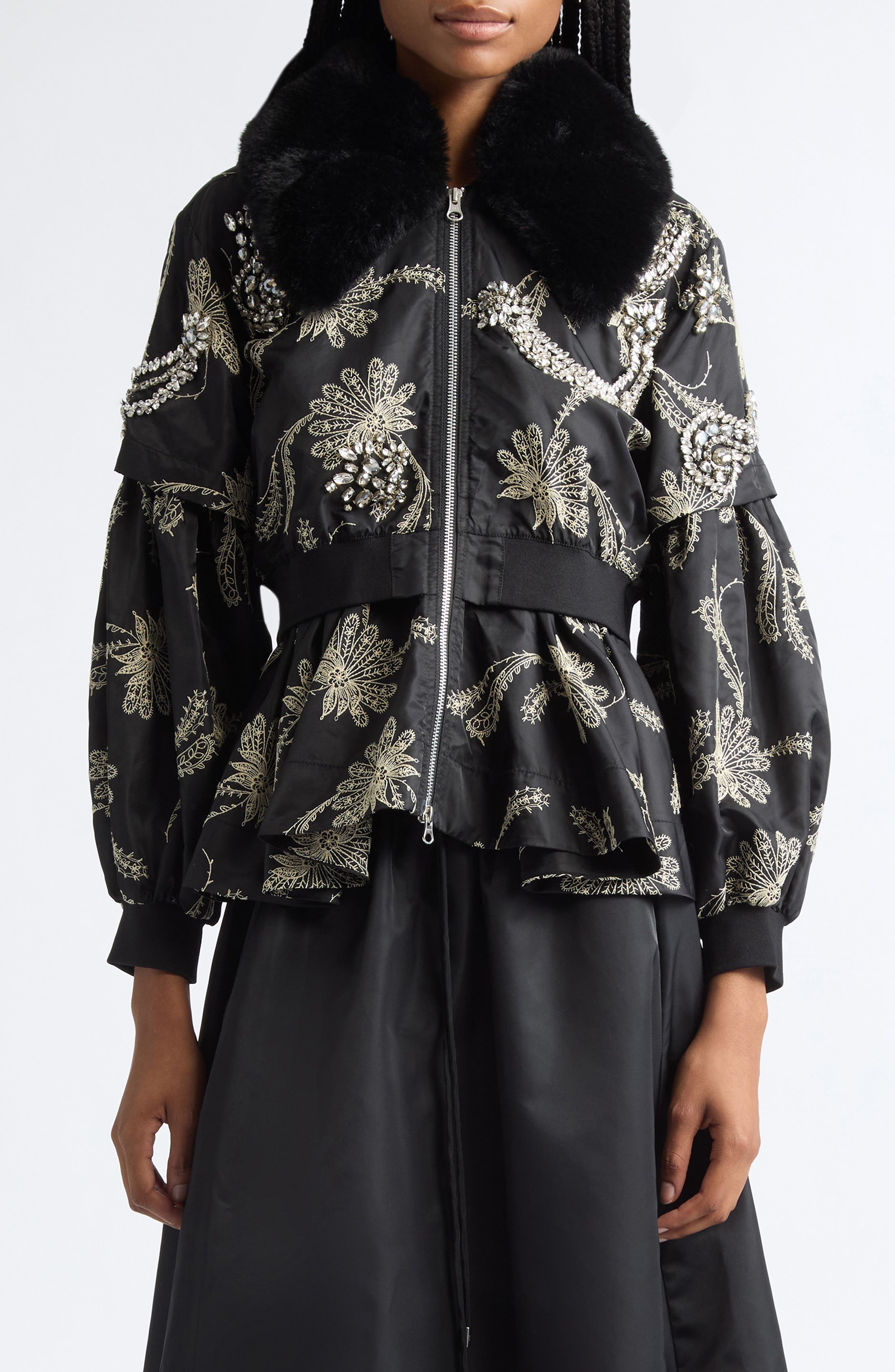 selected BLACK/ GARDENIA