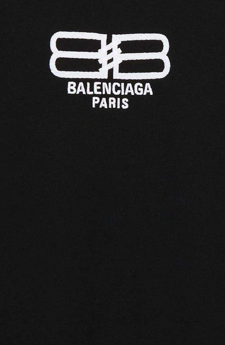 Balenciaga Kids' Cotton Logo Tee, Alternate, color, 