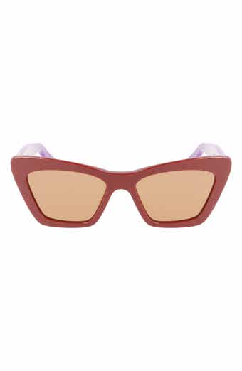 FERRAGAMO 55mm Cat Eye Sunglasses
