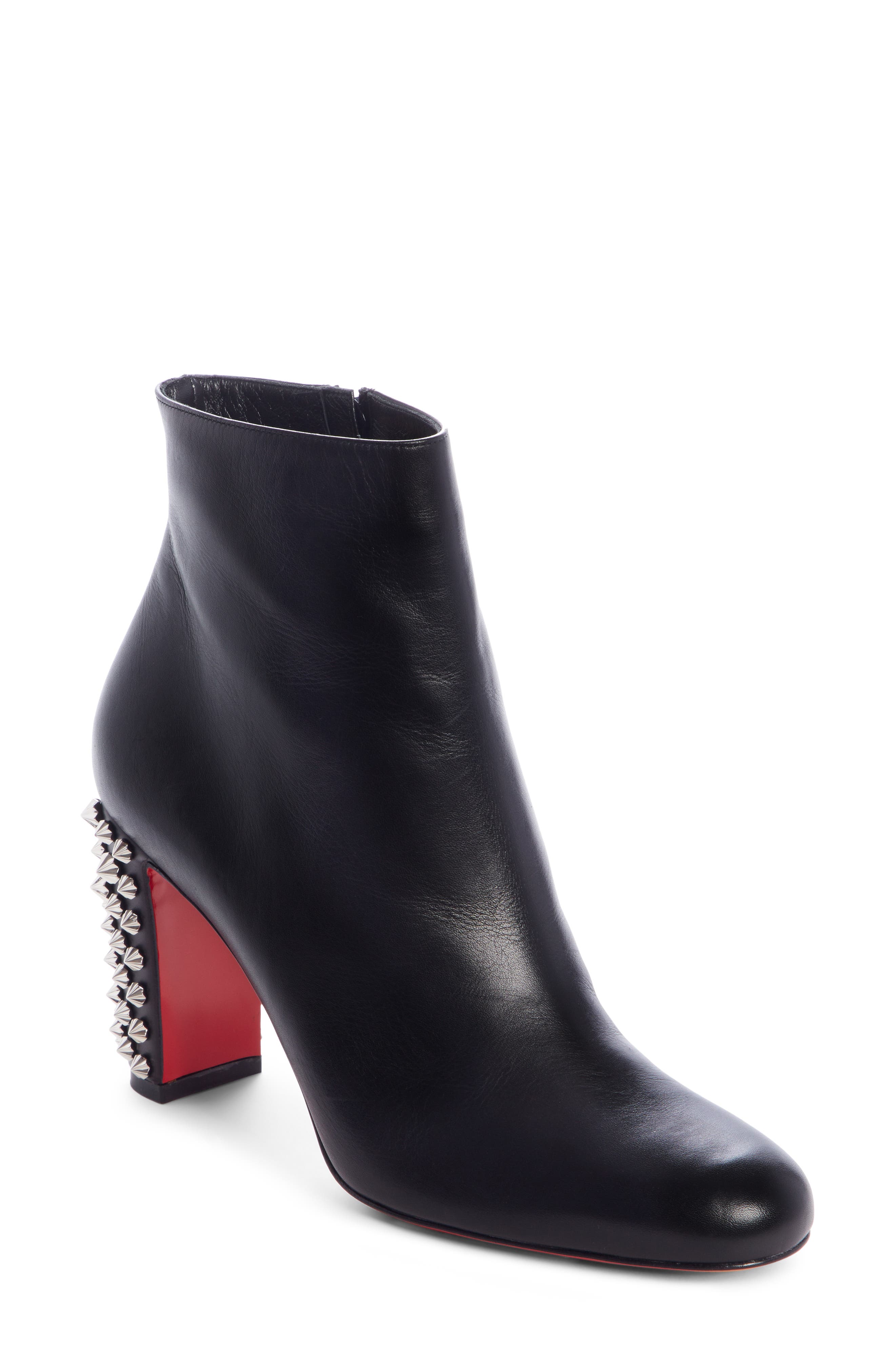 Christian Louboutin Suzi Folk Spiked Bootie, Main, color, 