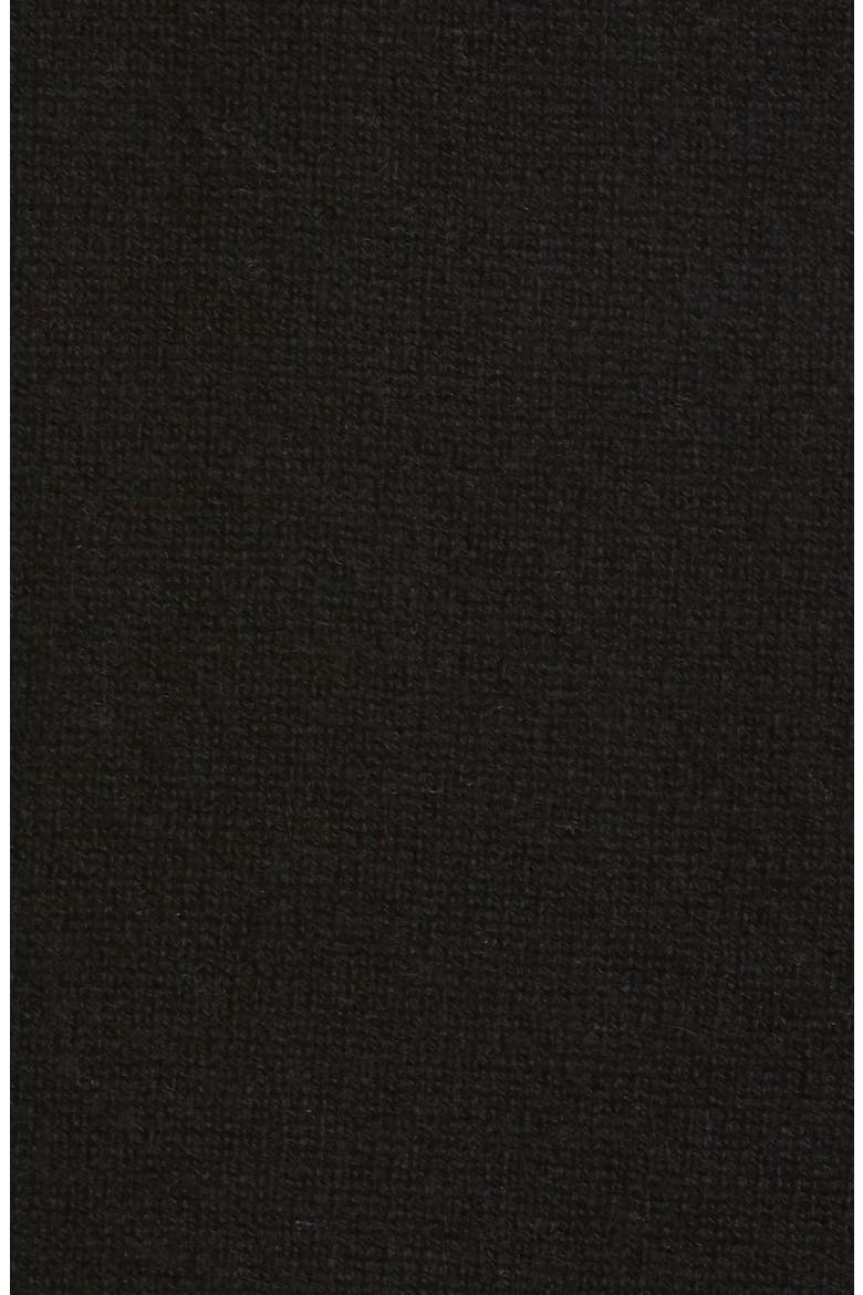 Cristina Open Front Cashmere Cardigan, Alternate, color, BLACK
