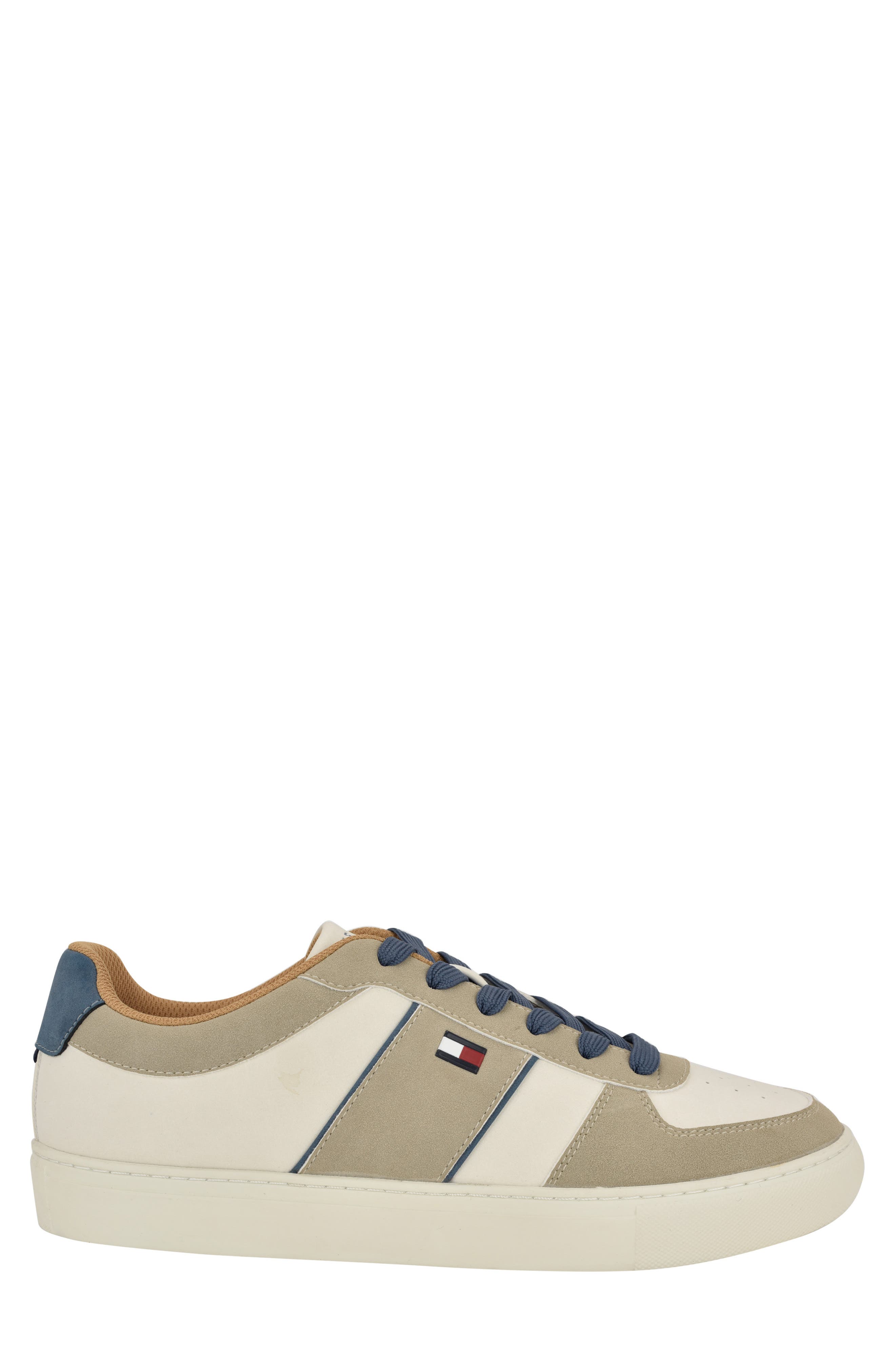 Tommy Hilfiger Baffie Sneaker, Alternate, color, Taupe/ White Multi