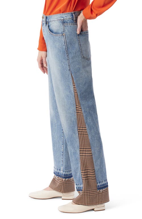 Do By Dee Ocleppo Autumn Mixed Media Jeans In Blue