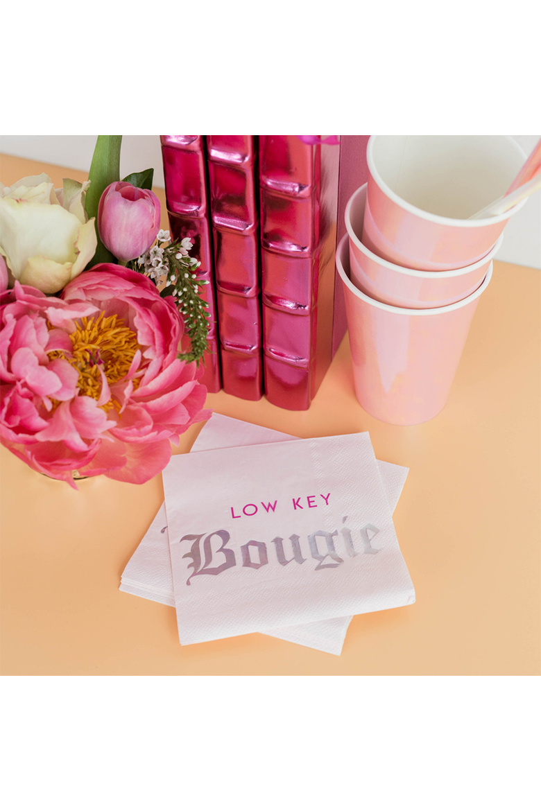 "Low Key Bougie" Cocktail Napkins, Alternate, color, Assorted Pre-Pack