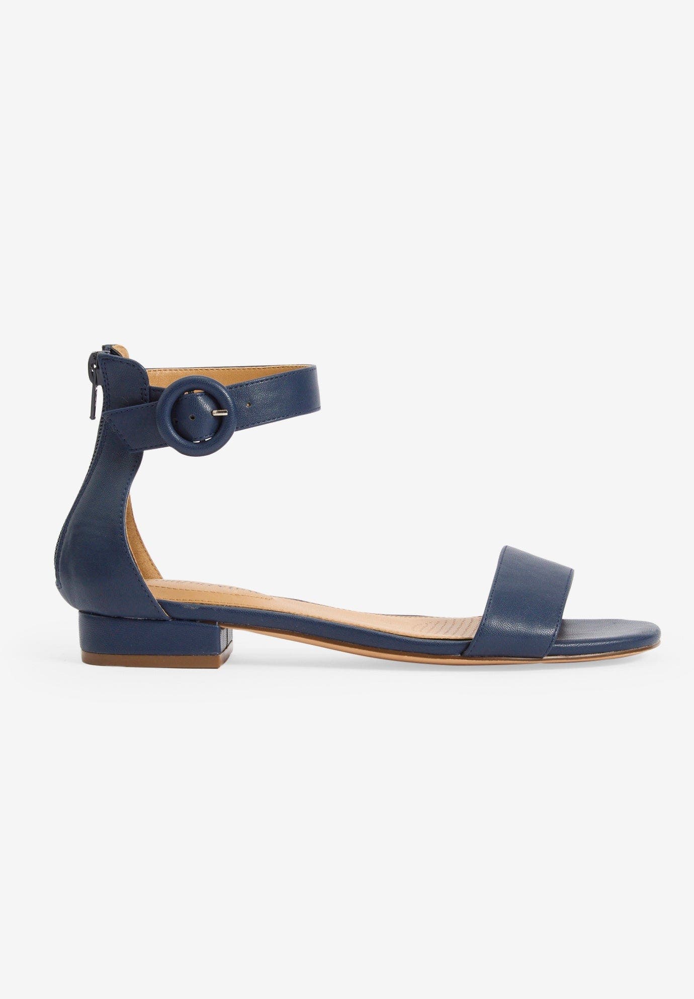The Alora Sandal, Alternate, color, NAVY