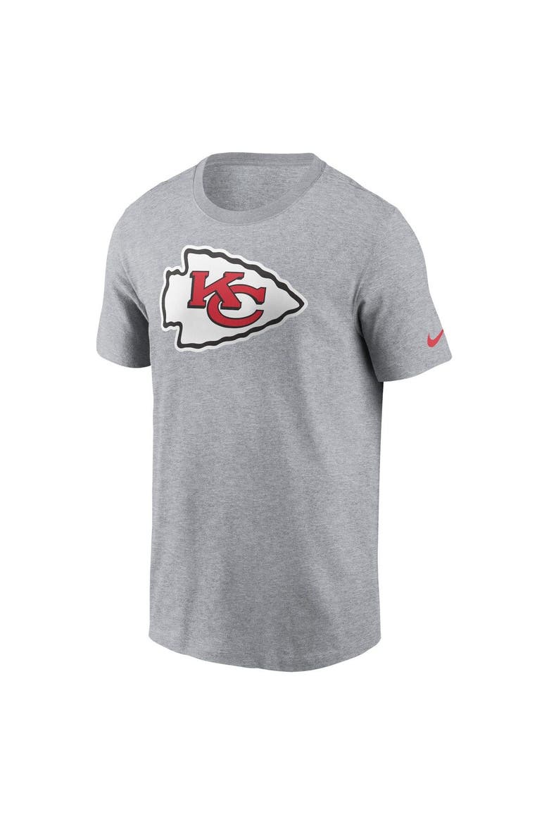 Men's Nike  Gray Kansas City Chiefs Logo Essential T-Shirt, Alternate, color, Gray