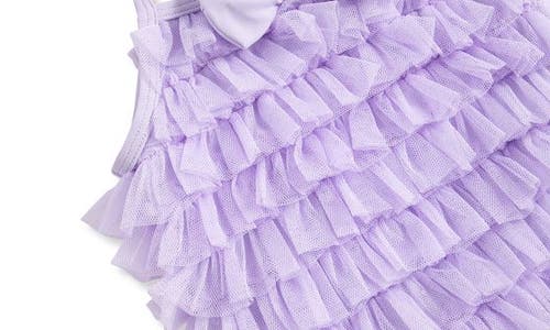 Habitual Kids Ruffle Tiered One-piece Swimsuit In Purple