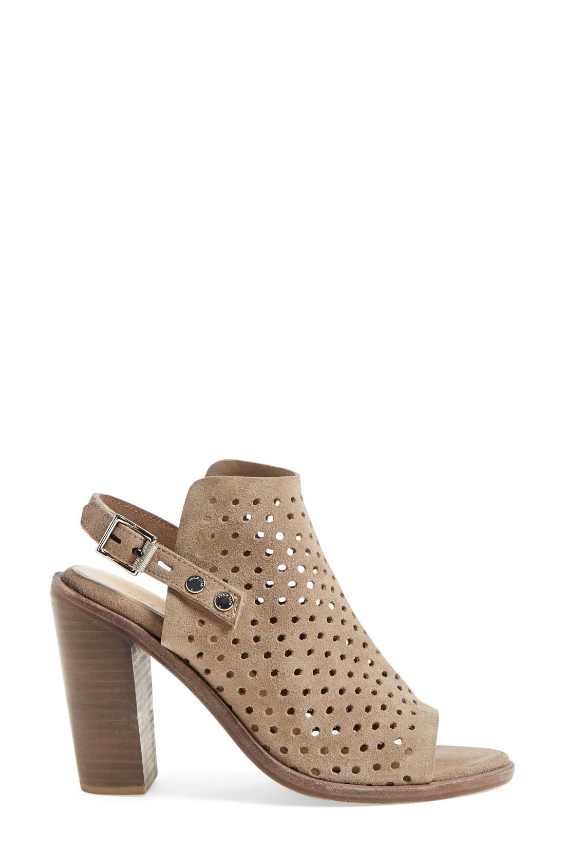 rag & bone 'Wyatt' Perforated Sandal, Alternate, color, 