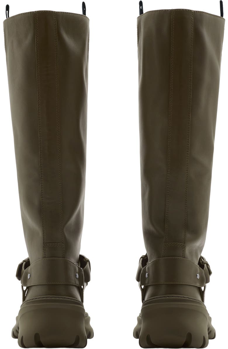 Burberry Stomp Tall Boot, Alternate, color, Loch