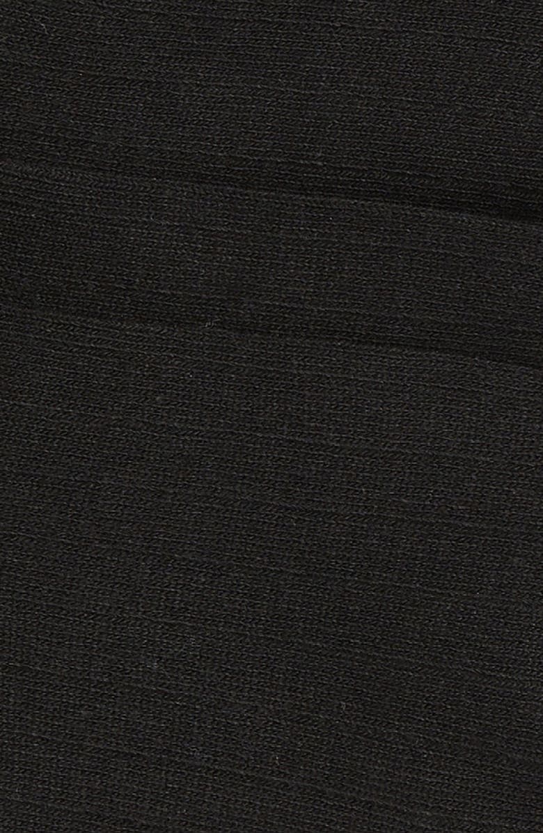 Nordstrom 3-Pack Rib No-Show Socks, Alternate, color, Black