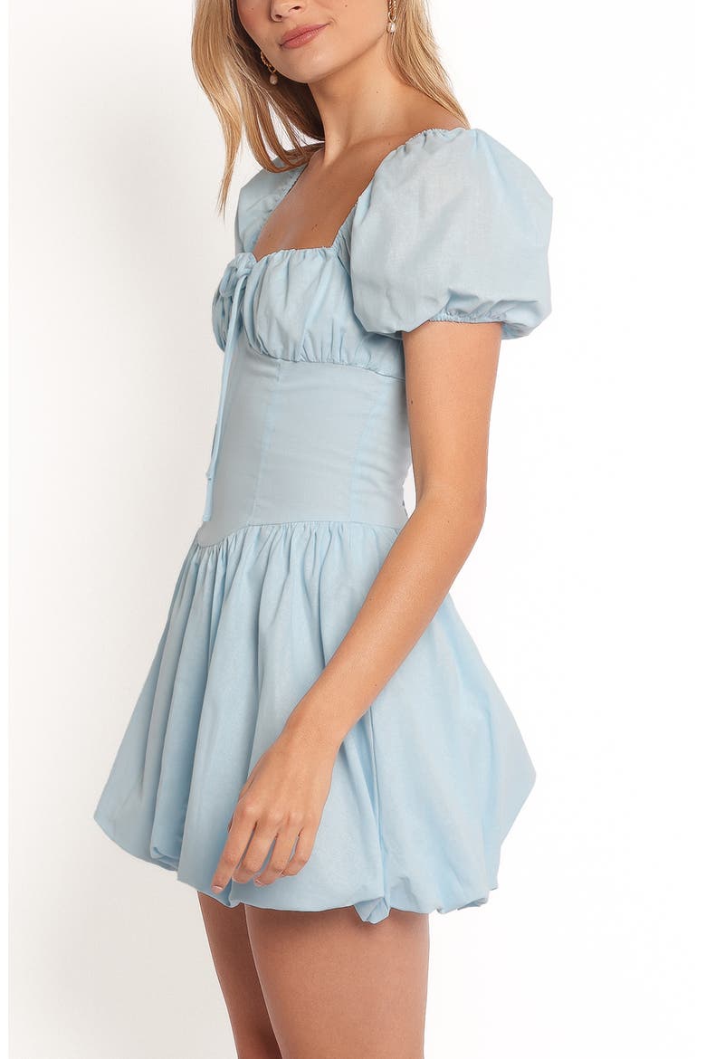 Leane Bubble Hem Minidress, Alternate, color, SOFT BLUE