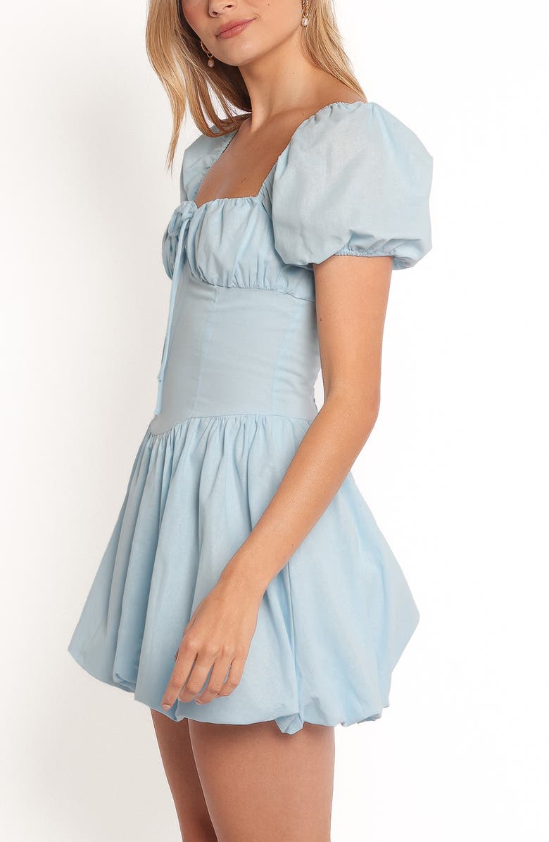 Petal & Pup Leane Bubble Hem Minidress, Alternate, color, Soft Blue