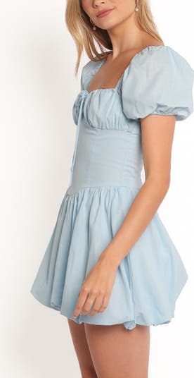 Leane Bubble Hem Minidress