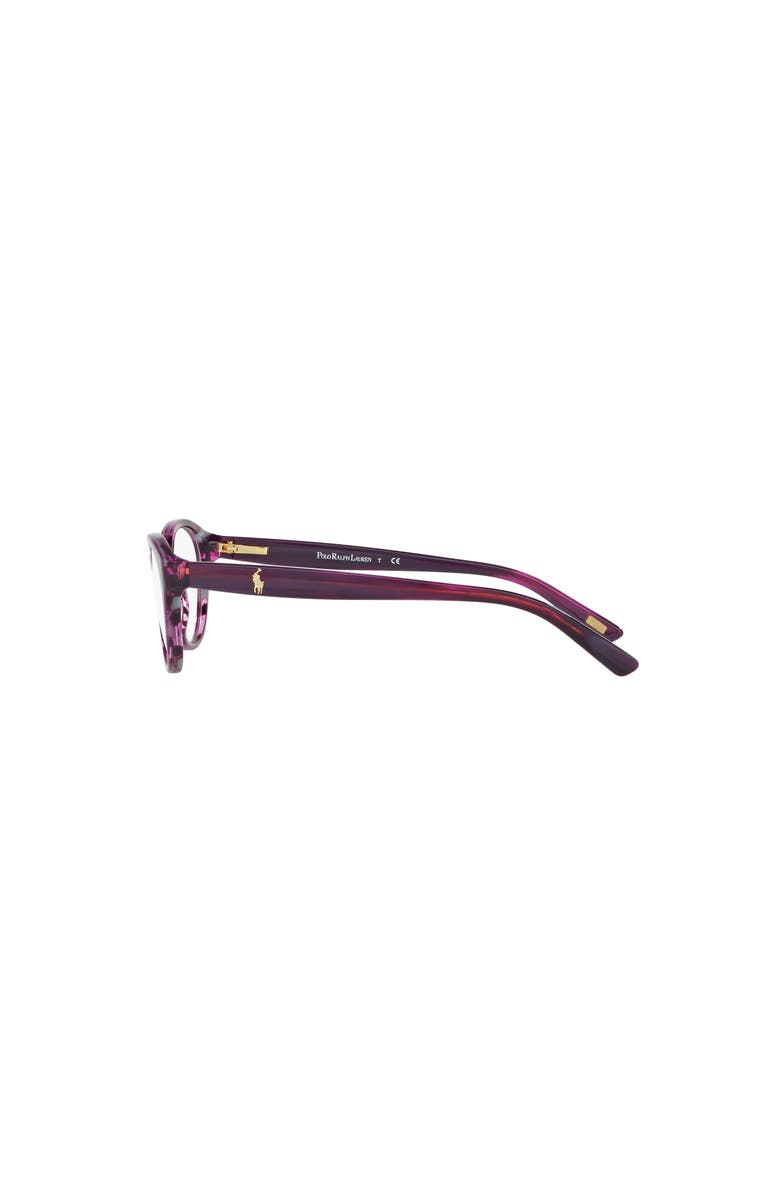 Polo Ralph Lauren 47mm Cat Eye optical glasses, Alternate, color, Violet