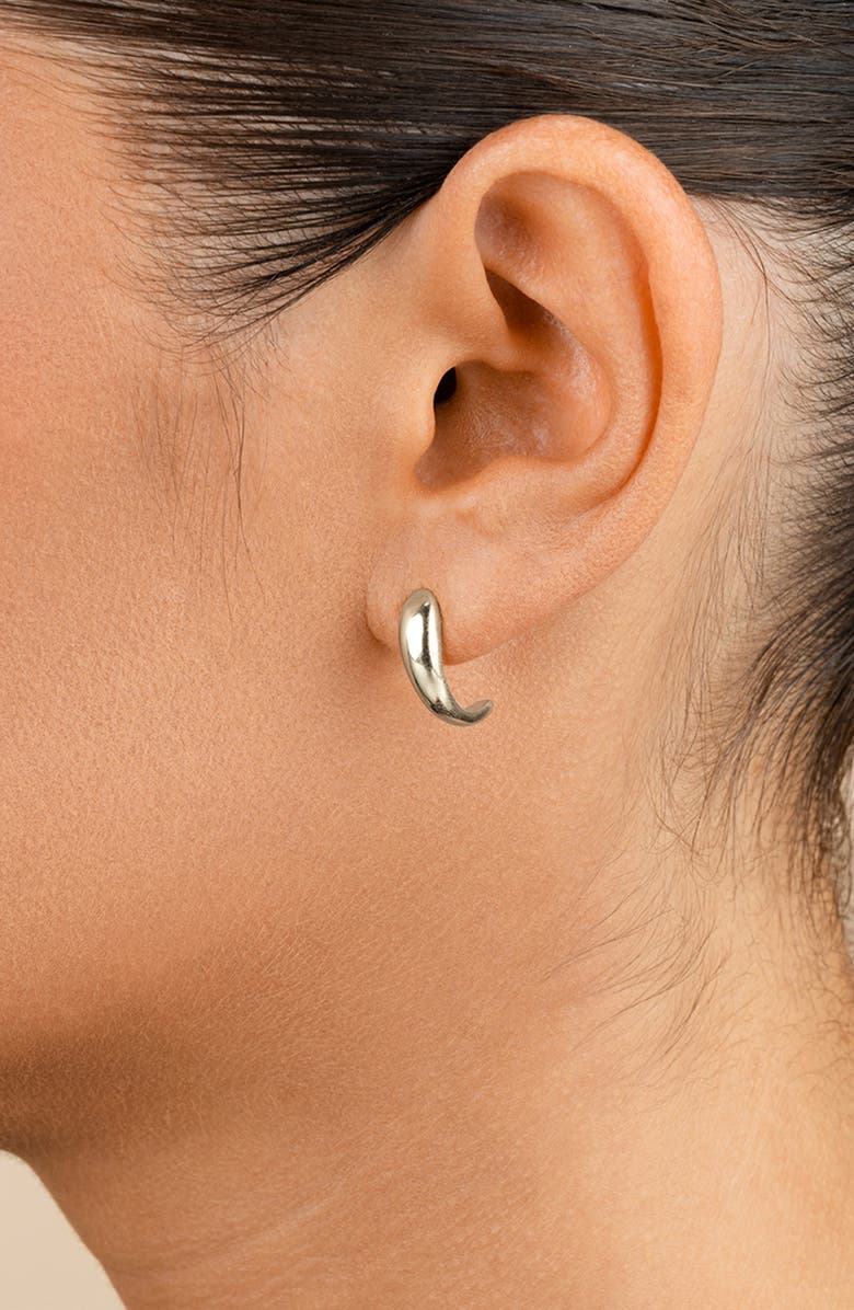 Sterling Forever Jaida Polished Drop Earrings, Alternate, color, Silver