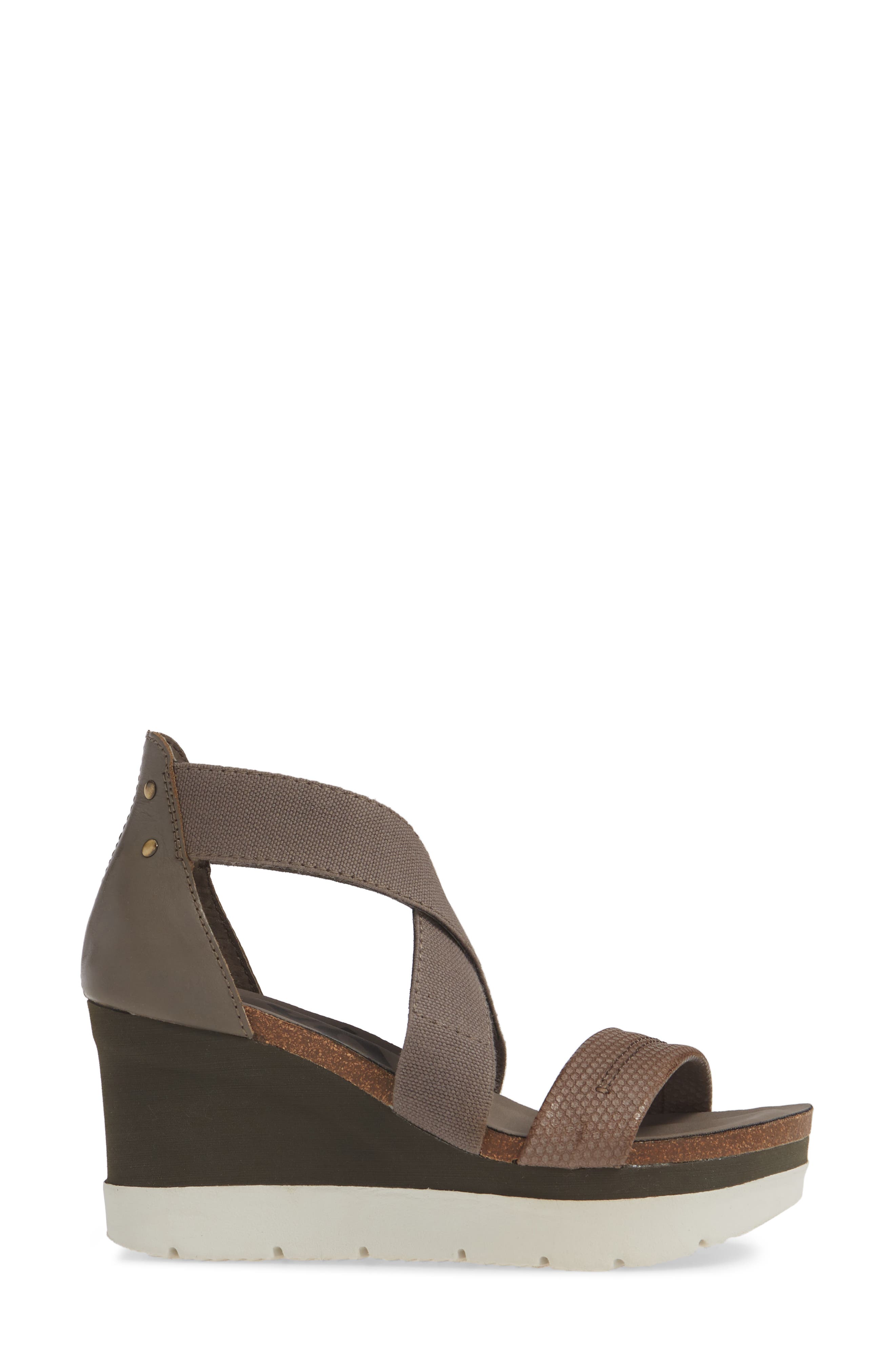 OTBT Half Moon Wedge Sandal, Alternate, color, 