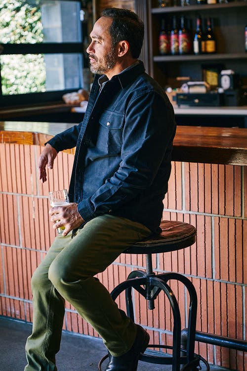 Shop Mountain Khakis Moleskin Shirtjac In Cedar