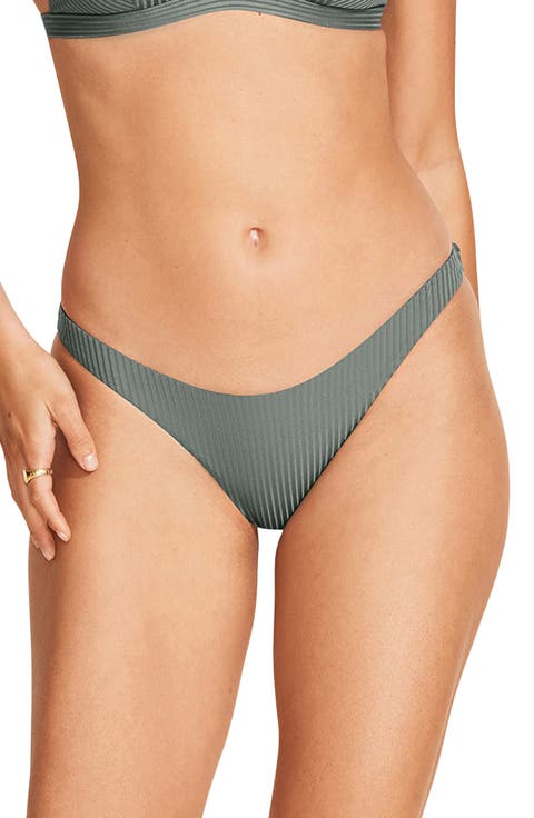 California High Leg Bikini Bottoms