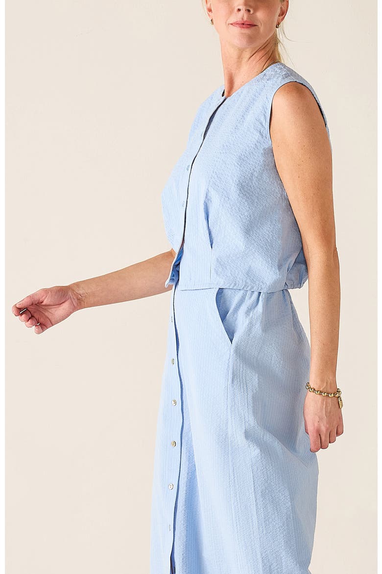 Le Midi Cropped Top, Alternate, color, Cornflower