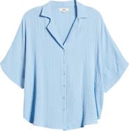 Rip Curl Premium Surf Cotton Gauze Button-Up Shirt