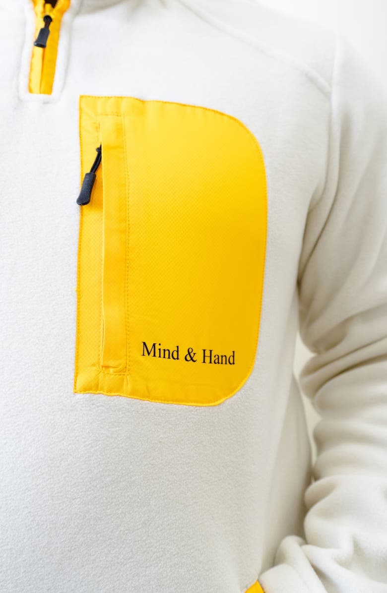 9tofive Mind & Hand Fleece Quarter Zip Top, Alternate, color, 