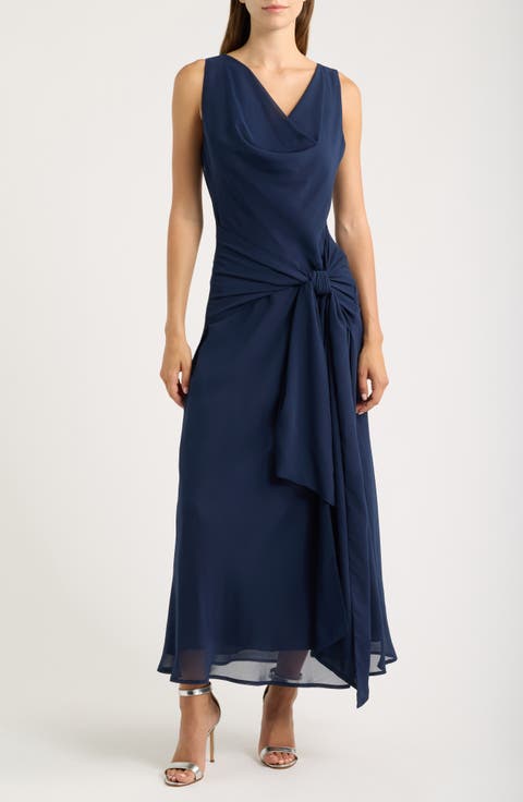 Oriane Front Tie Maxi Dress