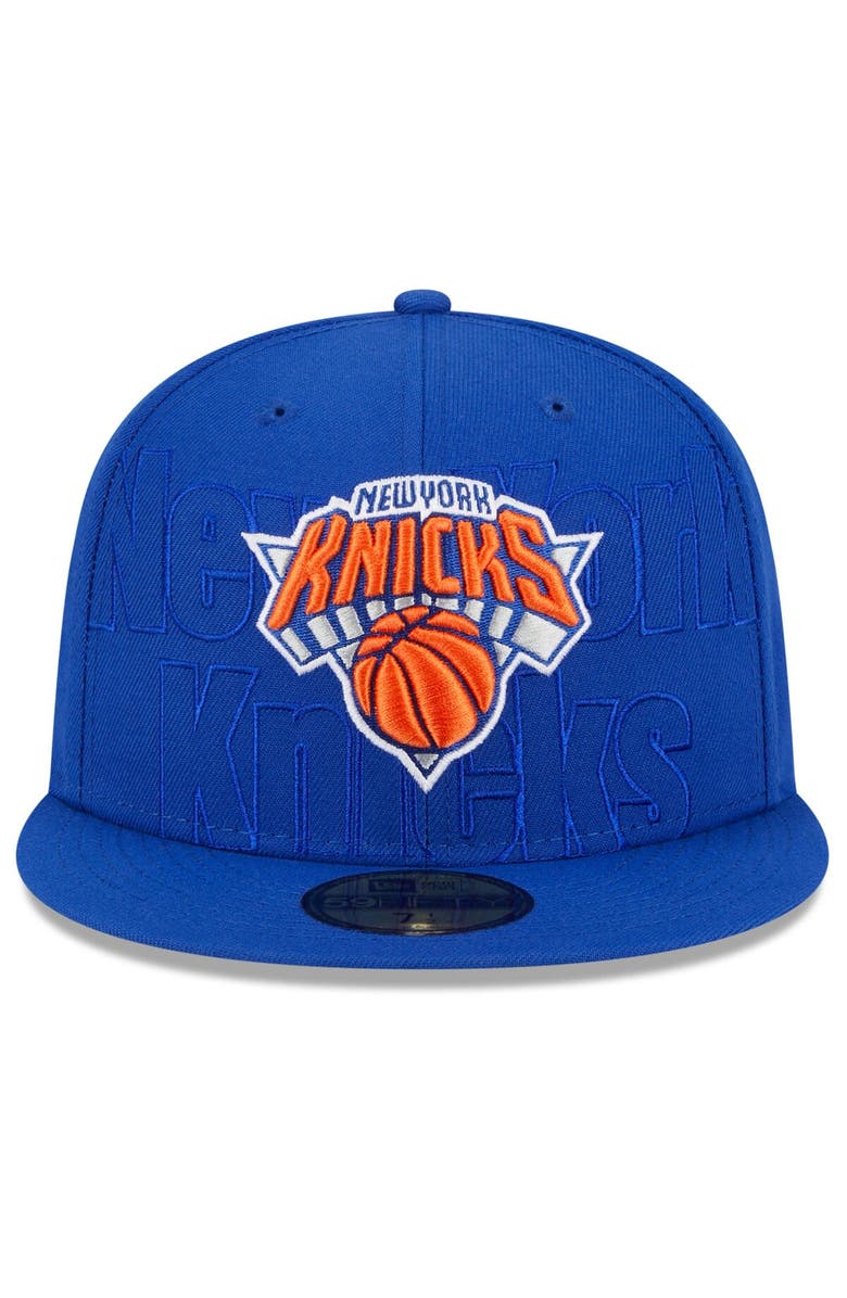 New Era Men's New Era  Blue New York Knicks 2023 NBA Draft 59FIFTY Fitted Hat, Alternate, color, 