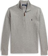 Polo Ralph Lauren Kids' Estate Rib Quarter Zip Pullover