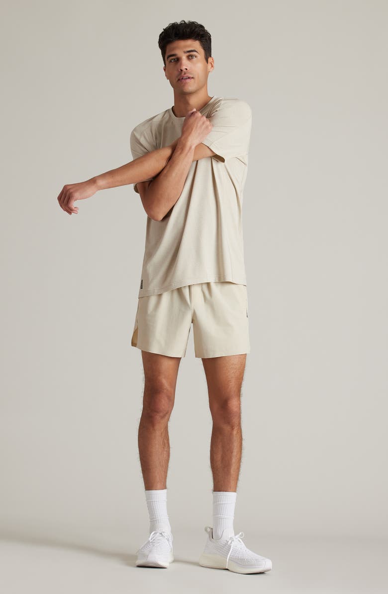 Rhone Invictus 5-Inch Ripstop Shorts, Alternate, color, Sandstone