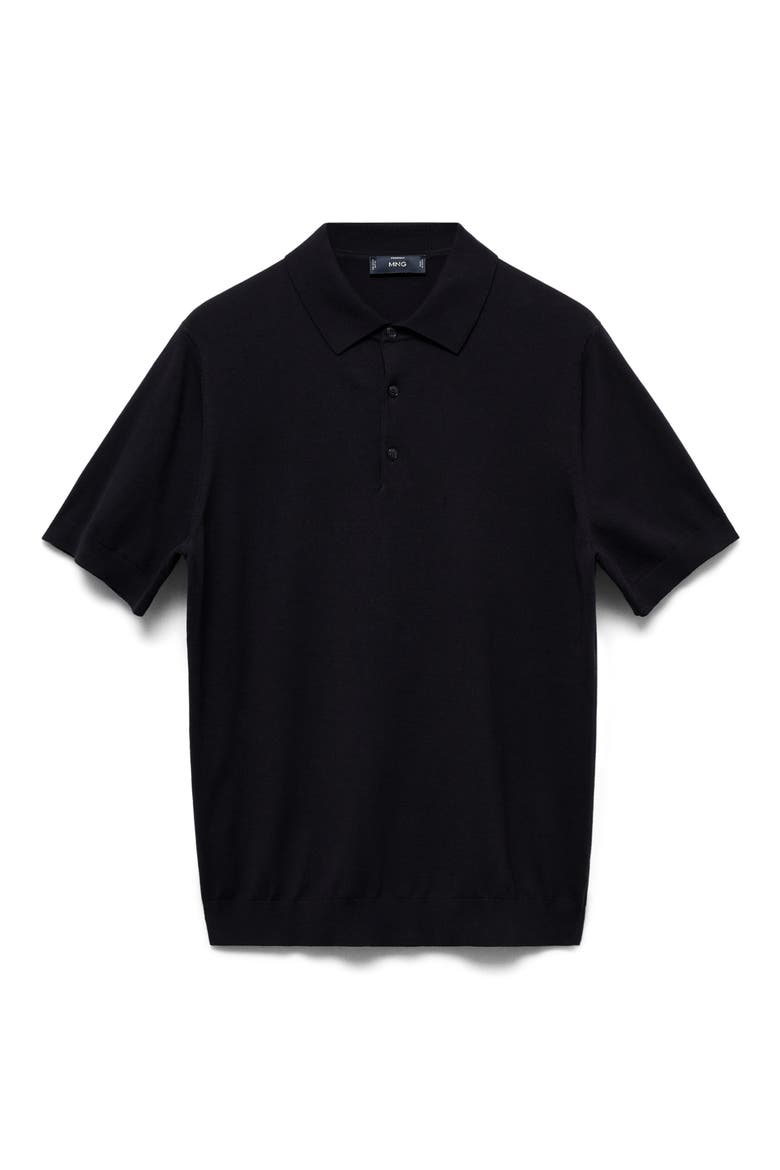 Cotton Polo Shirt, Alternate, color, NIGHT BLUE