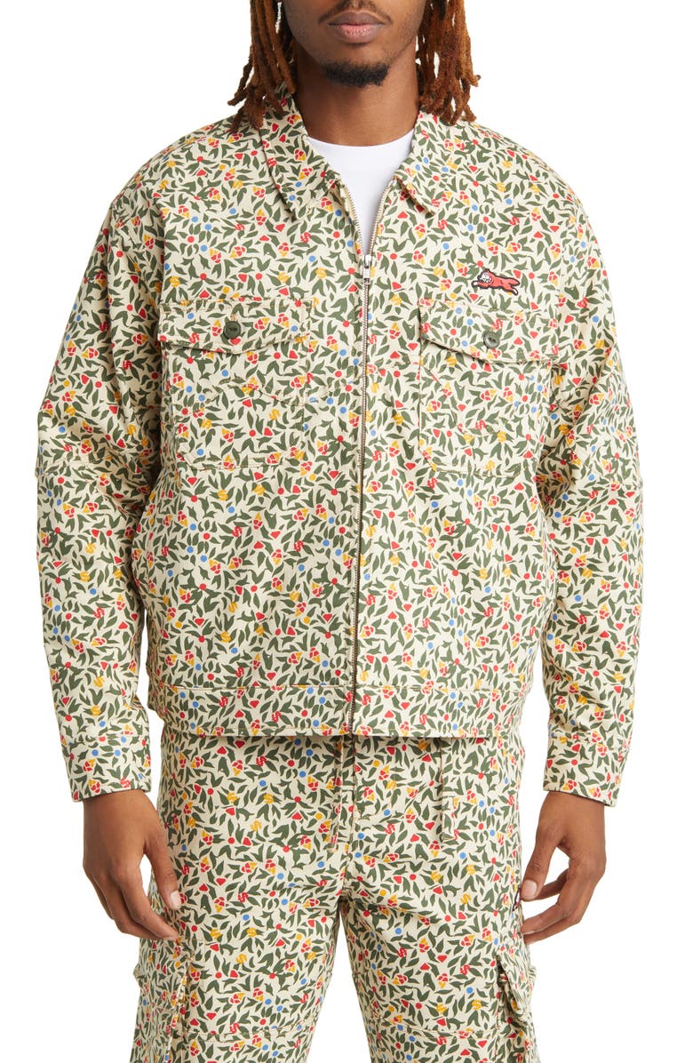 ICECREAM Can Can Floral Zip Jacket, Alternate, color,
