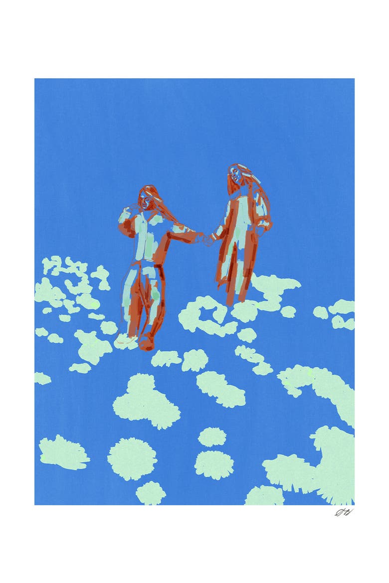 Frolickers Print, Main, color, Multi