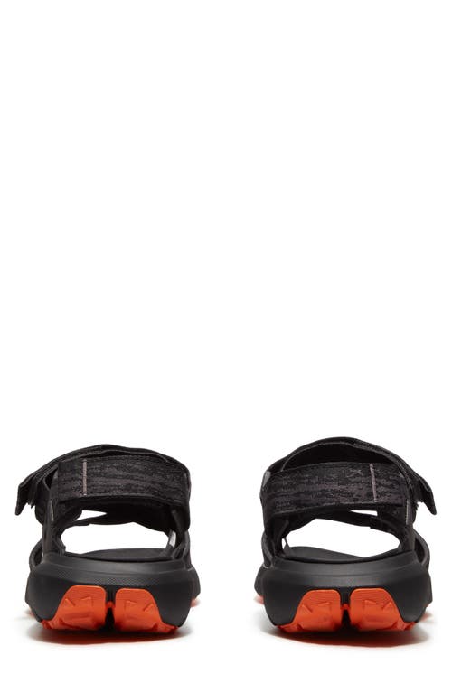Timberland Motion Dune Sandal In Black Webbing