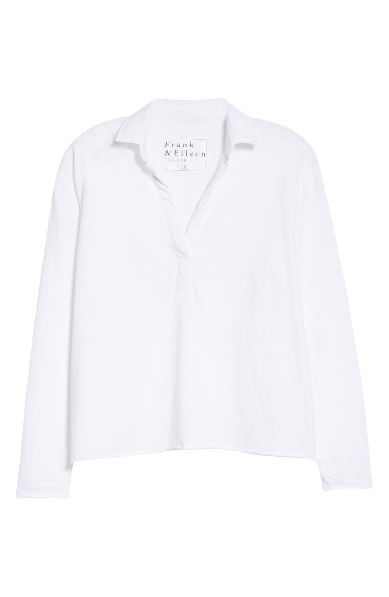 Frank & Eileen Patrick Popover Henley, Alternate, color, White