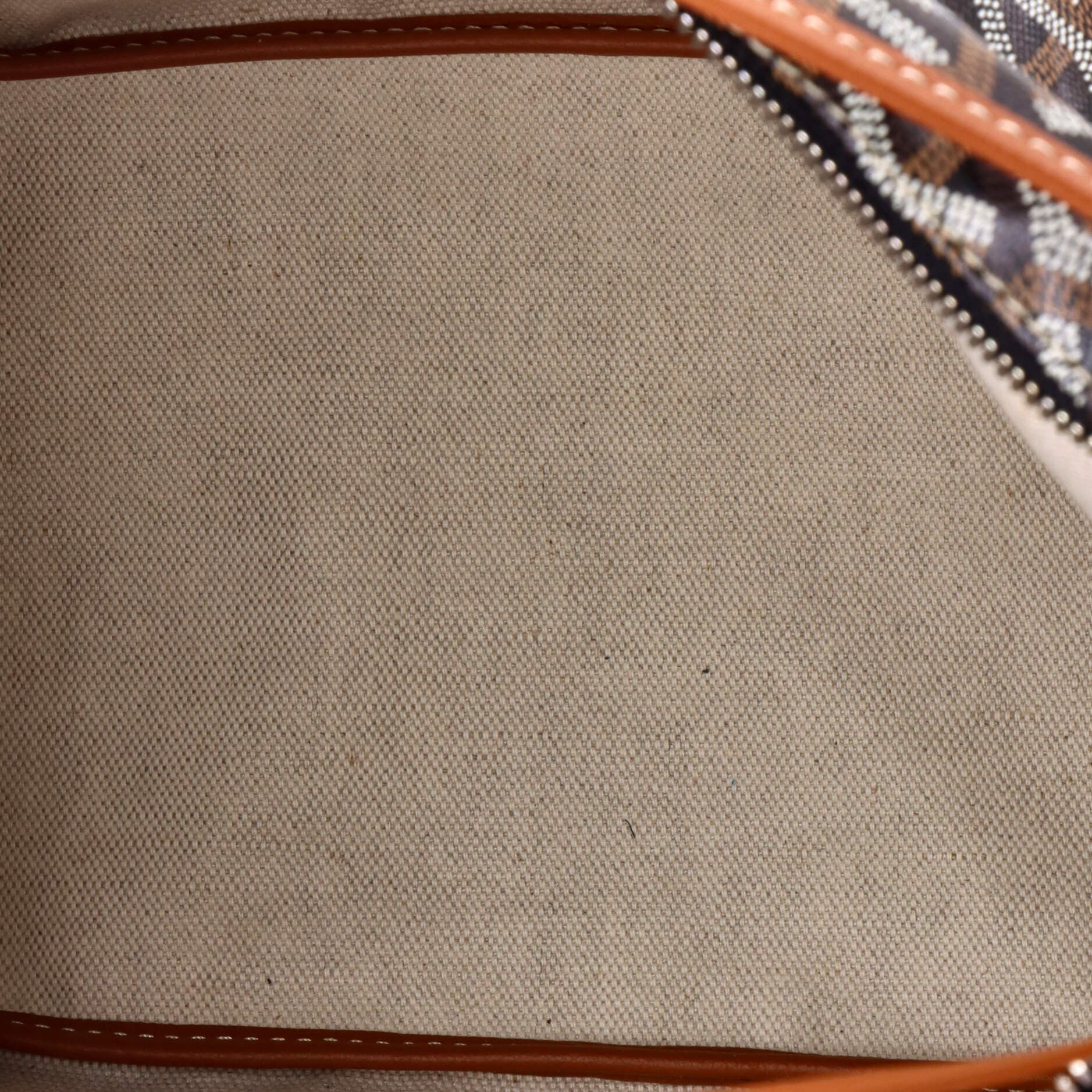 Pre-Owned Goyard Boheme Hobo Coated Canvas, Alternate, color, Brown