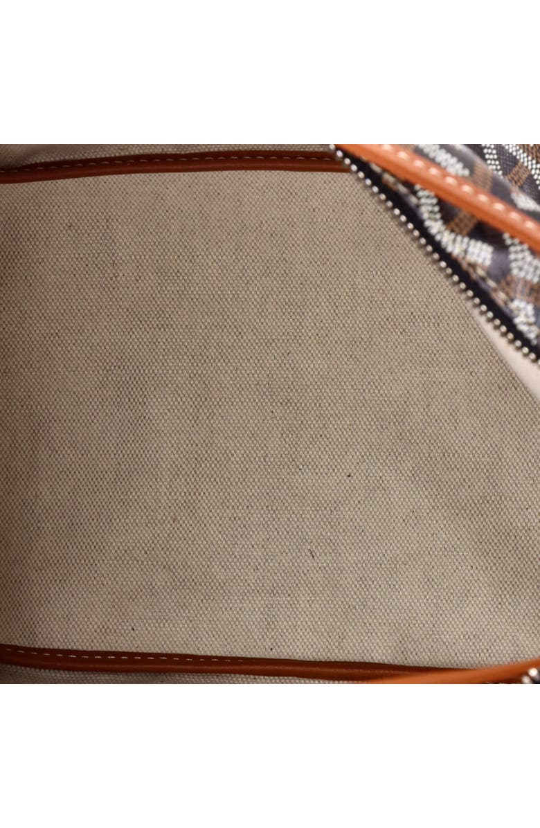 Pre-Owned Goyard Boheme Hobo Coated Canvas, Alternate, color, Brown