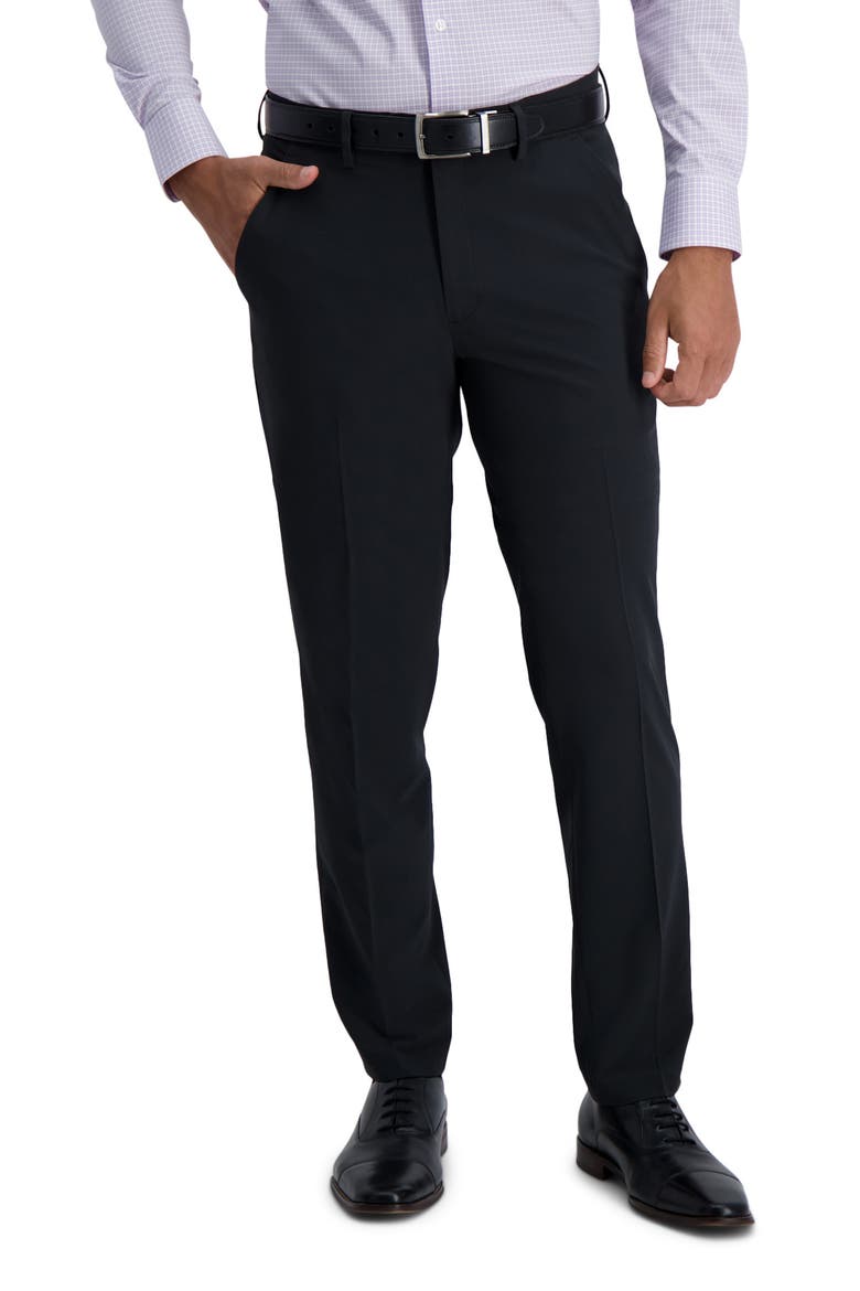 Haggar The Active Series™ Slim Fit Dress Pant, Main, color, BLACK