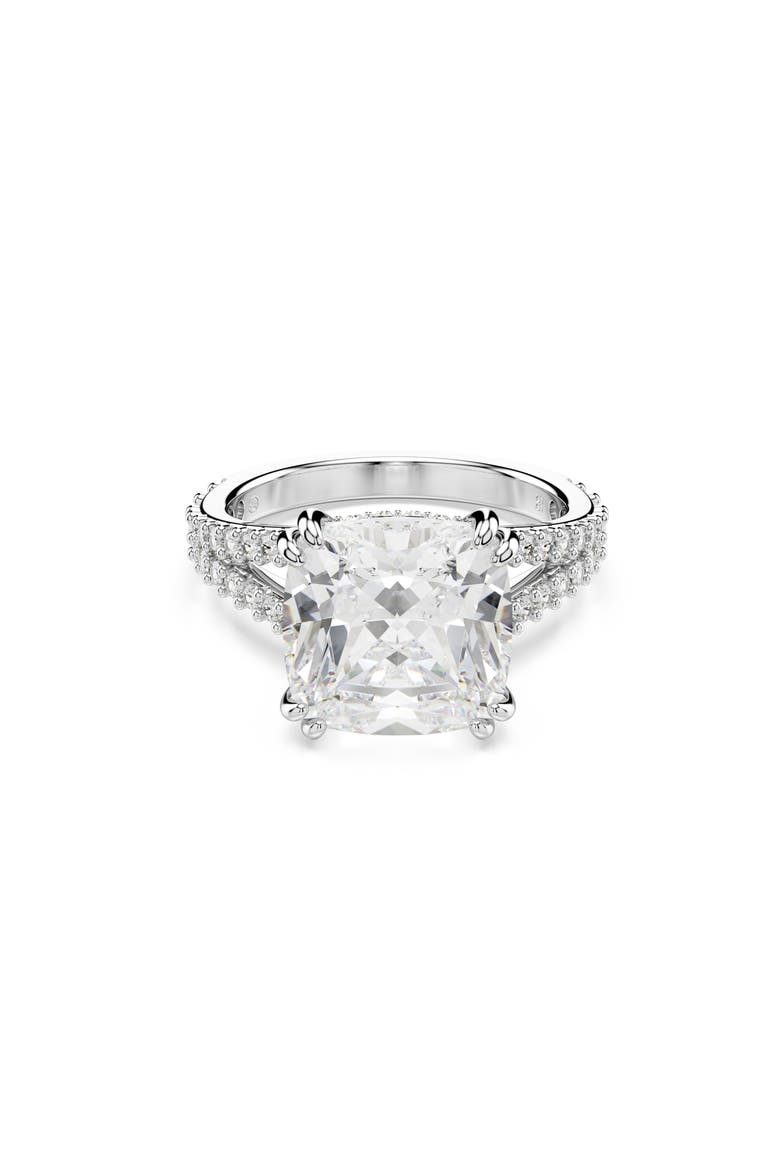 Stilla Cocktail Ring, Alternate, color, WHITE/ SILVER