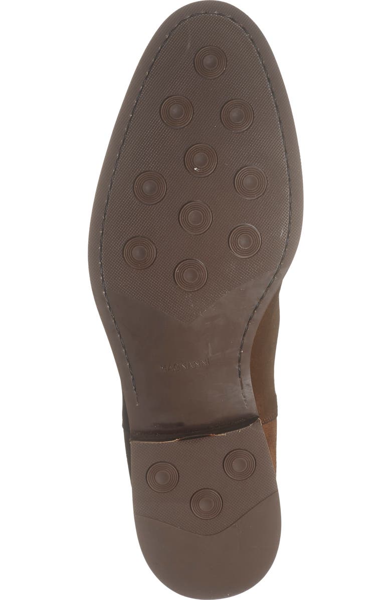 Magnanni Java Suede Chelsea Boot, Alternate, color, Cognac