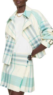 Burberry Check Viscose Blend Mini Kilt