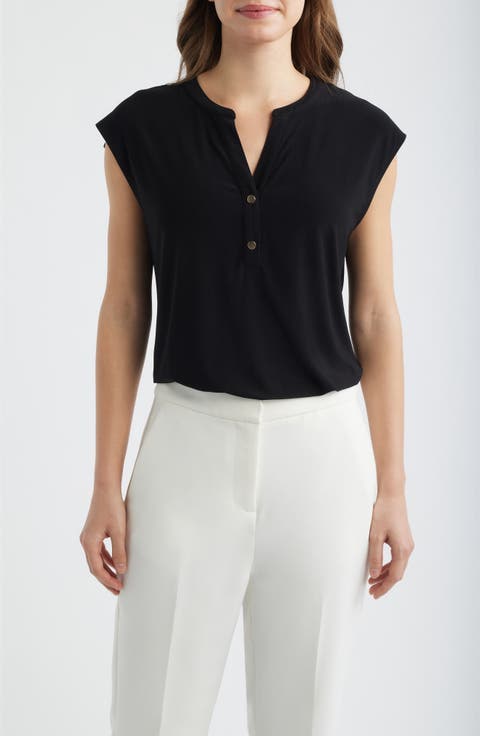 Sleeveless Knit Top (Petite)