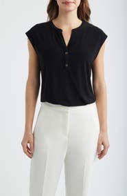 AK ANNE KLEIN Sleeveless Knit Top