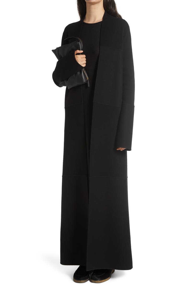 The Row Ariane Multi Panel Cashmere & Wool Blend Long Coat, Main, color,
